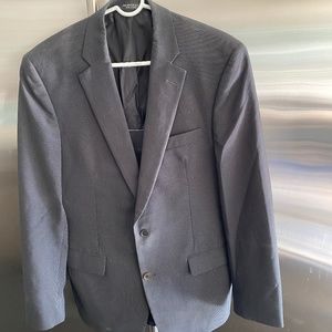 Men's Gray Striped Sport Coat by John Varvatos USA